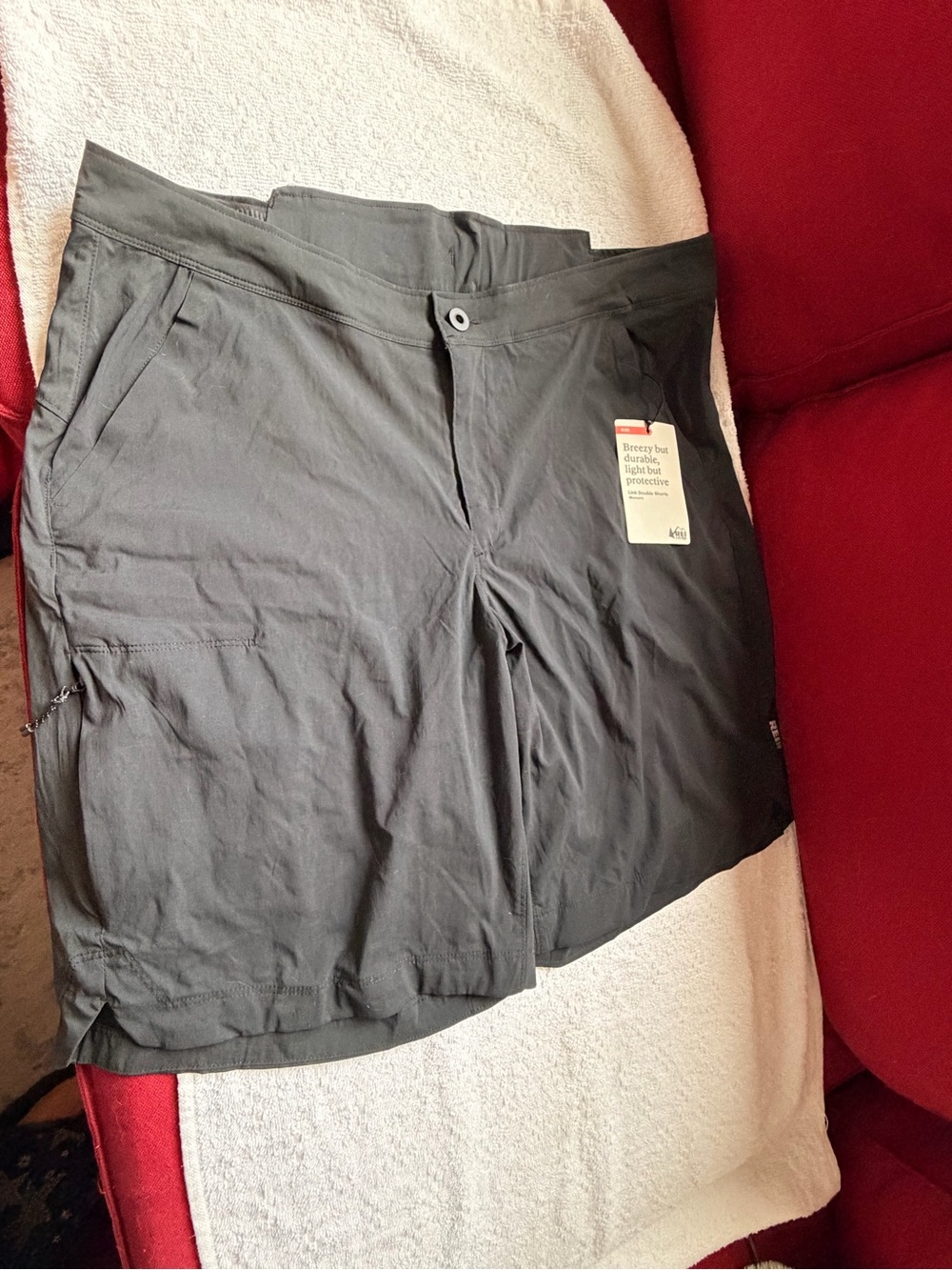 REI Men's Charcoal Athletic Shorts